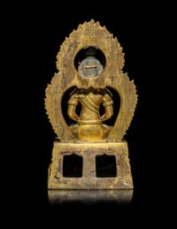 A Chinese Gilt Bronze Figure of Bodhisattva
