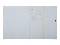 [ENSLAVEMENT & ABOLITION]. Manuscript petition concerning the estate of James Ricks, which includes property and enslaved persons. Calhoun County, AR, February 1860.