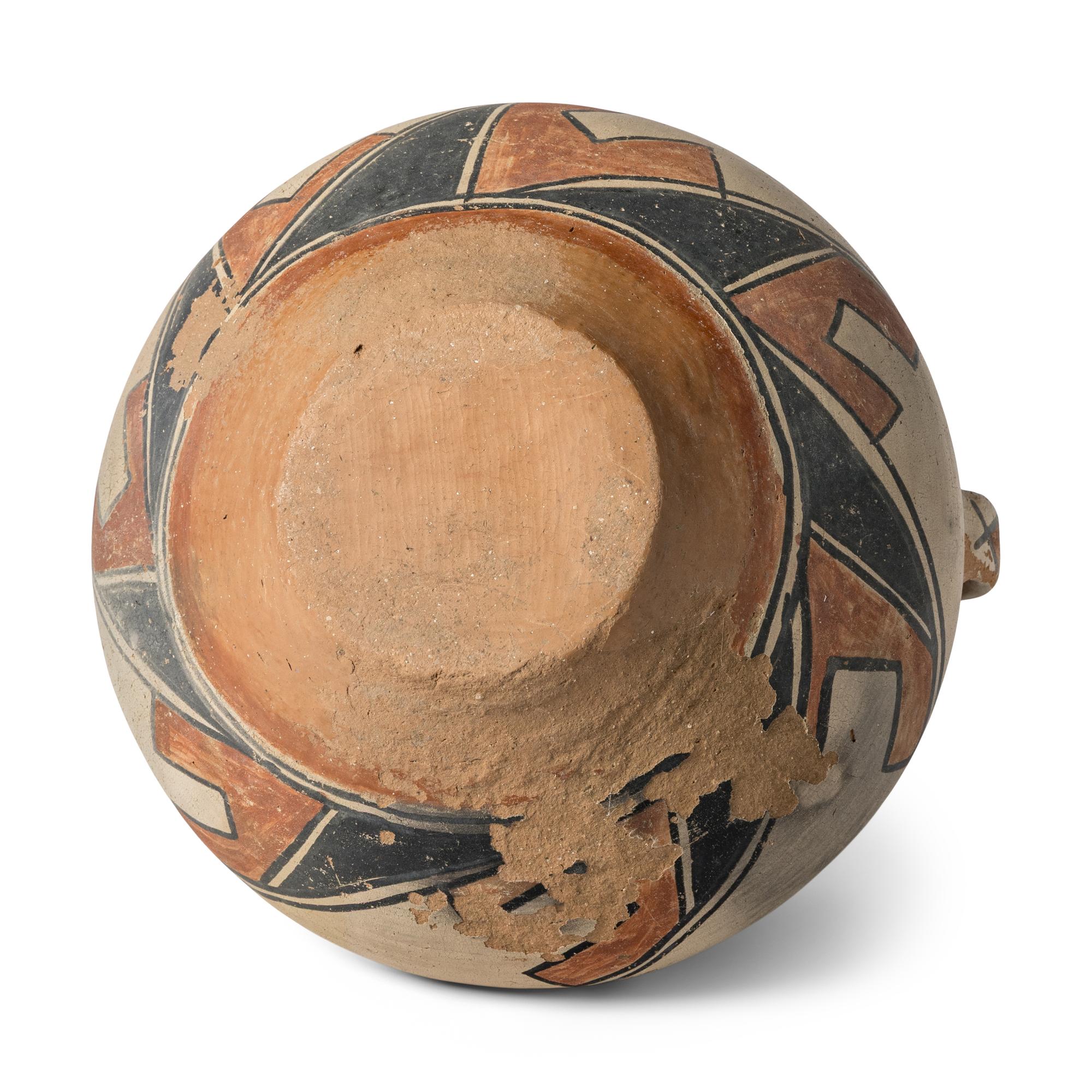 San Ildefonso Polychrome Pottery Jar