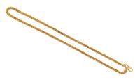 A High Karat Gold Chain Necklace, 12.40 dwts.