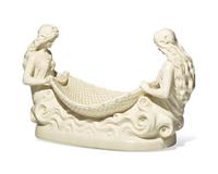 A Wedgwood Queen's Ware 'Neriad' Fruit Bowl