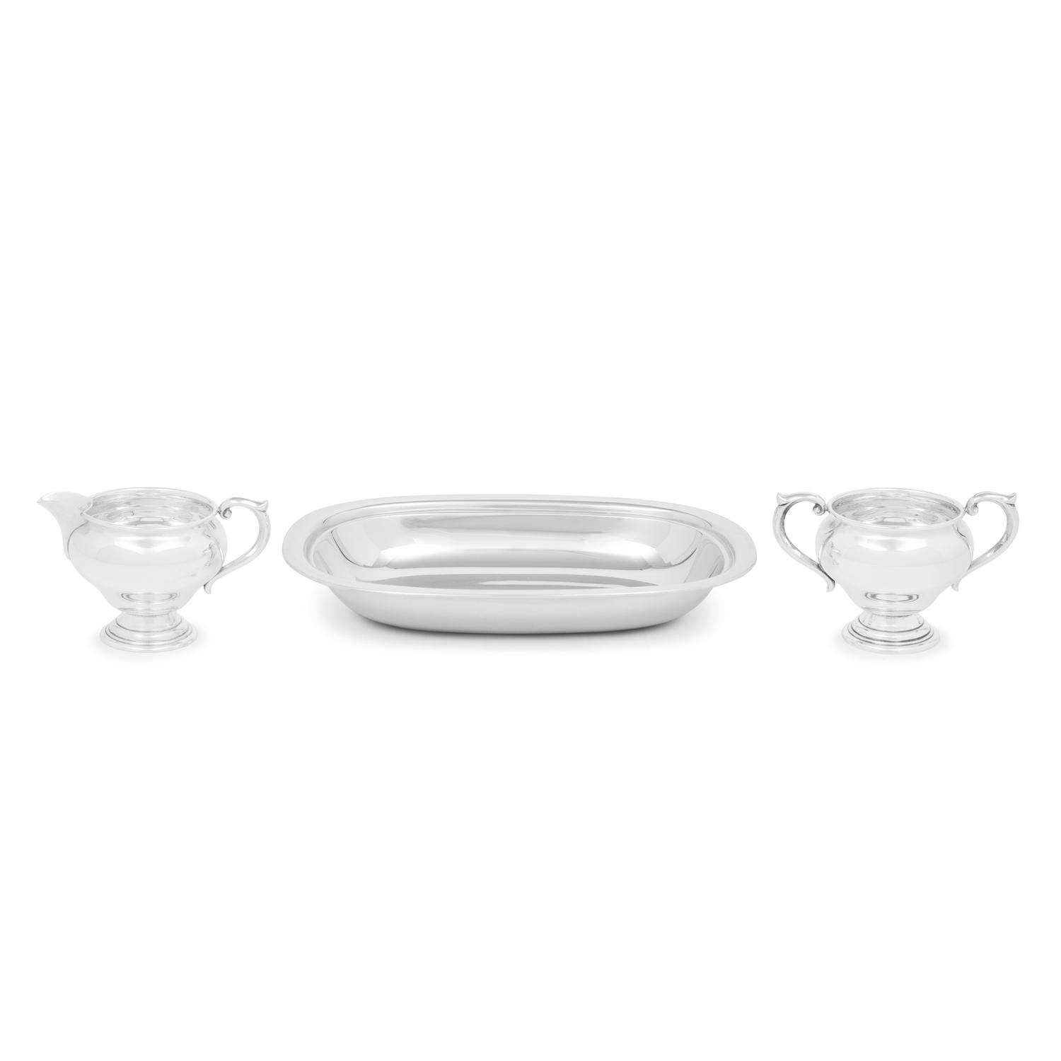 A Group of Three American Silver Table Articles