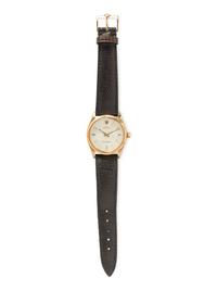 ROLEX, REF. 1005 14K YELLOW GOLD 'OYSTER PERPETUAL' WATCH WITH ROLEX BUCKLE