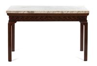 A George III Style Mahogany Console