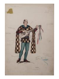Four Conceptual Costume Illustrations from Cecil B. DeMille Films, 1935-1956