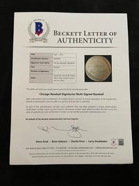 A Group of Harry Caray and Bill Veeck Signed Autograph Baseballs (Beckett Authentication Services Letters BAS Certified),