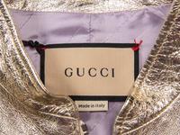 GUCCI, GOLD LEATHER "LOVE PARADE" JACKET