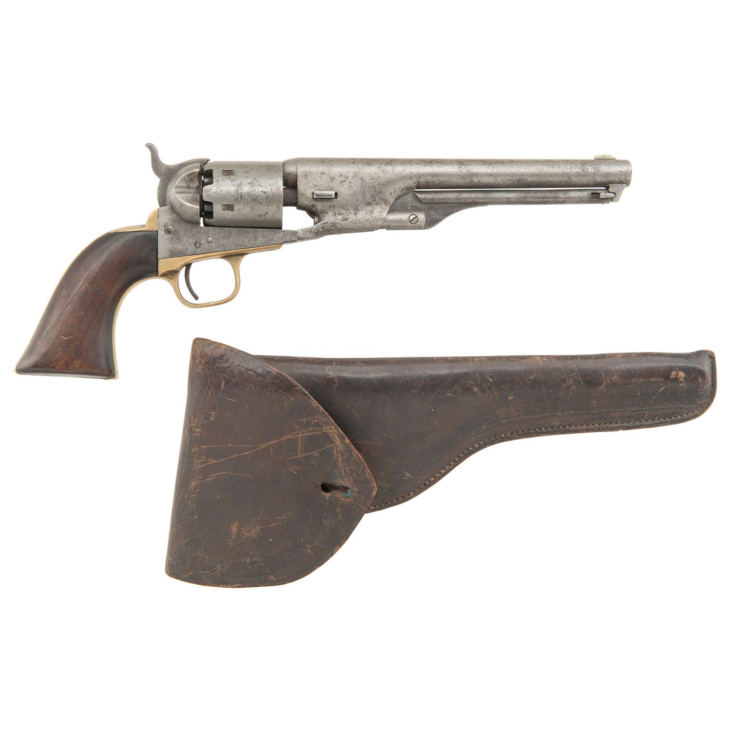 Colt Model 1861 Navy Revolver with Holster