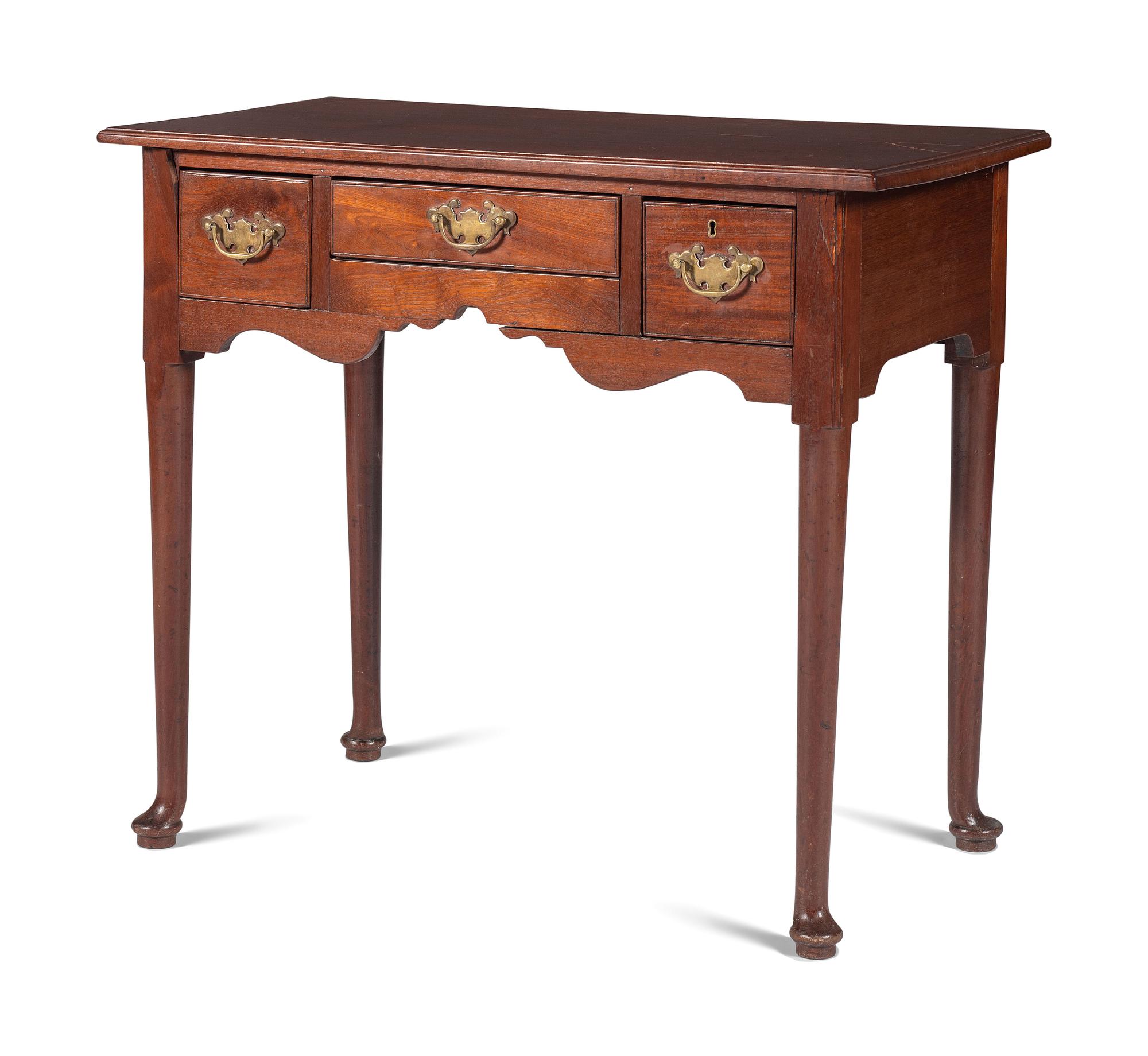 A Queen Anne Mahogany Dressing Table