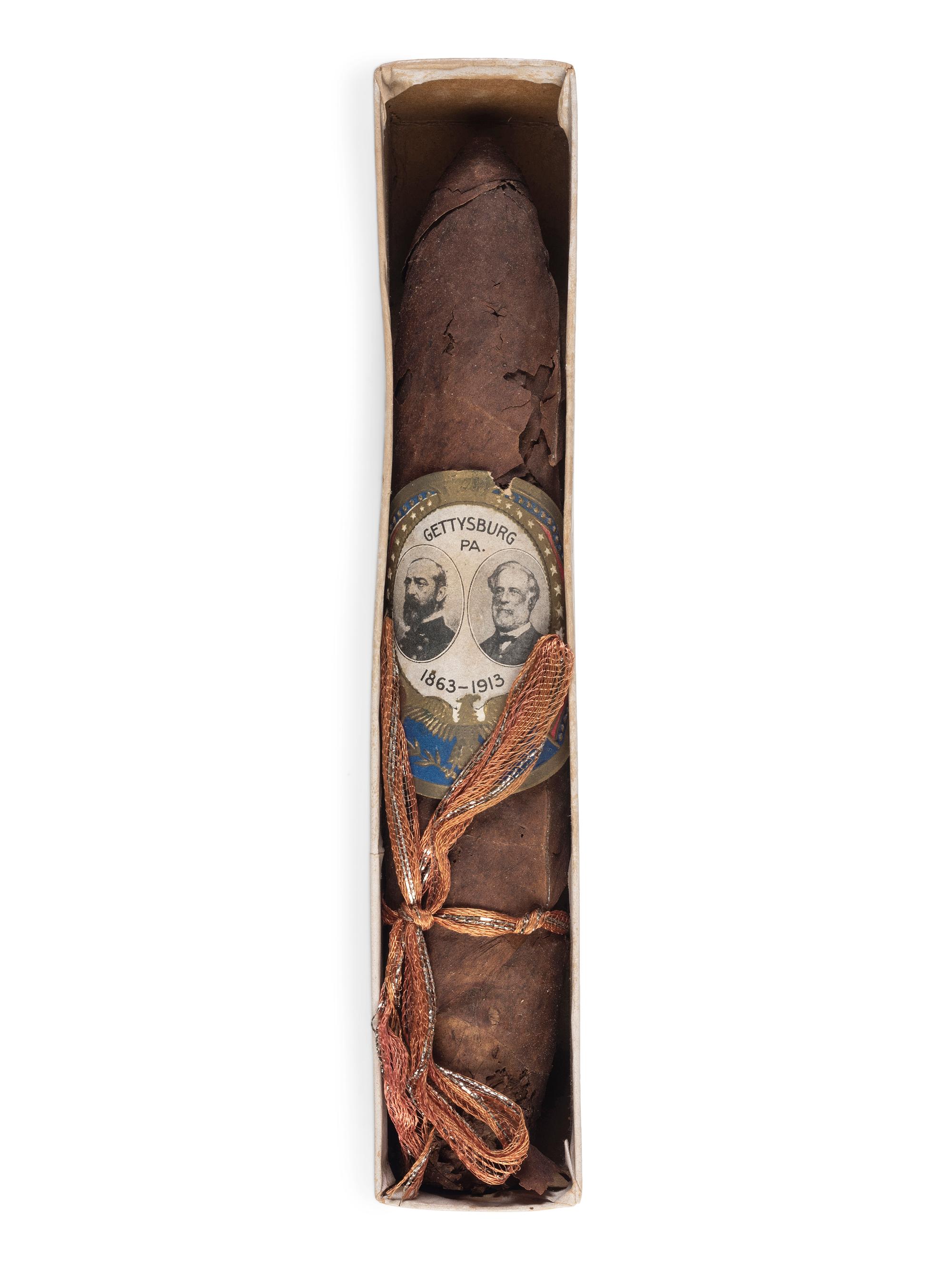 Gettysburg 50th Anniversary "Big Smoke" souvenir cigar. 1914.