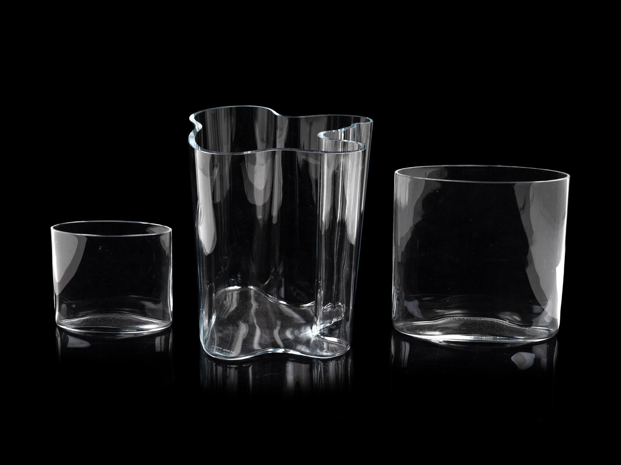 Savoy Vase, together with two Tapio Wirkkala vases