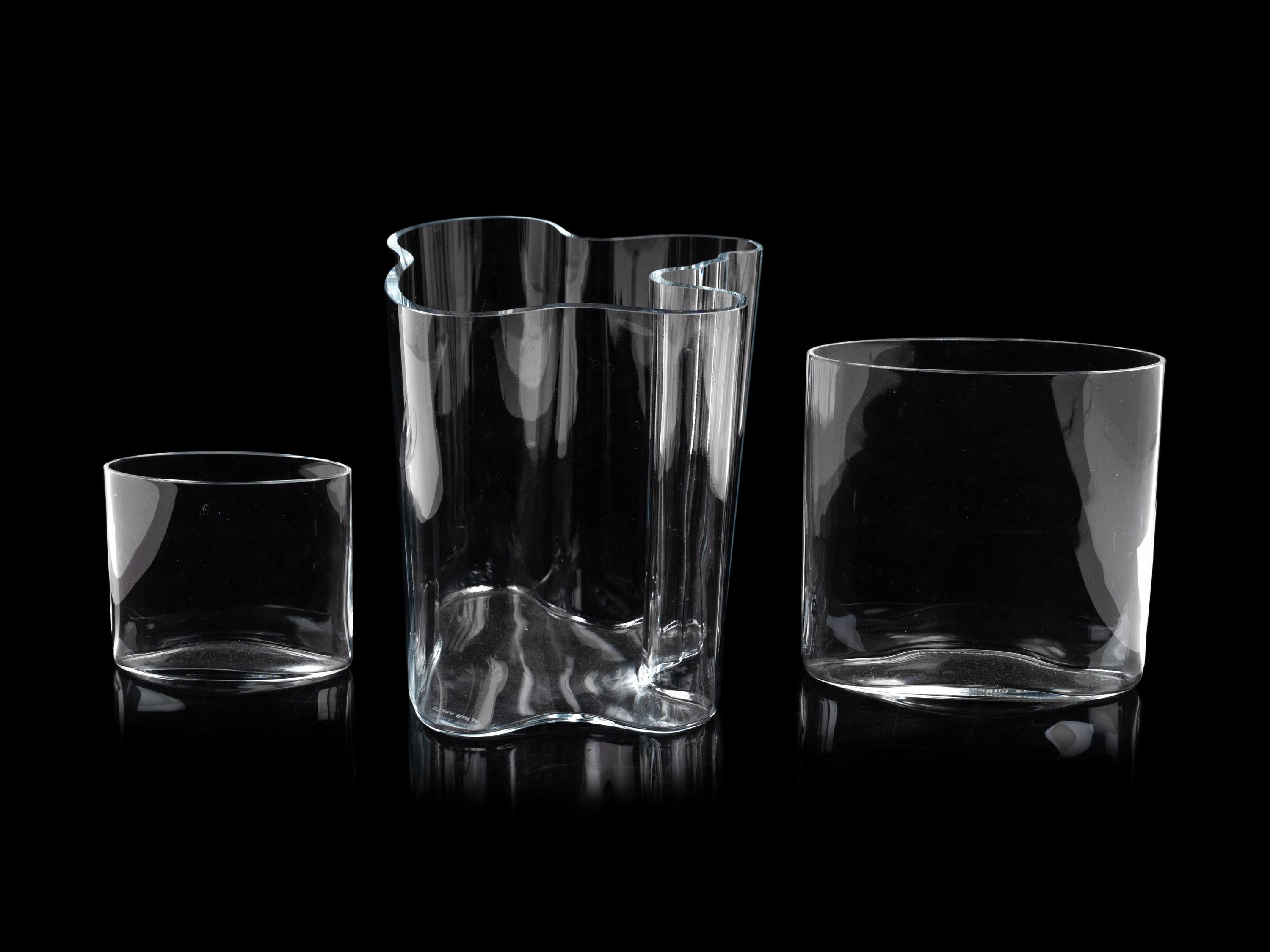 Savoy Vase, together with two Tapio Wirkkala vases