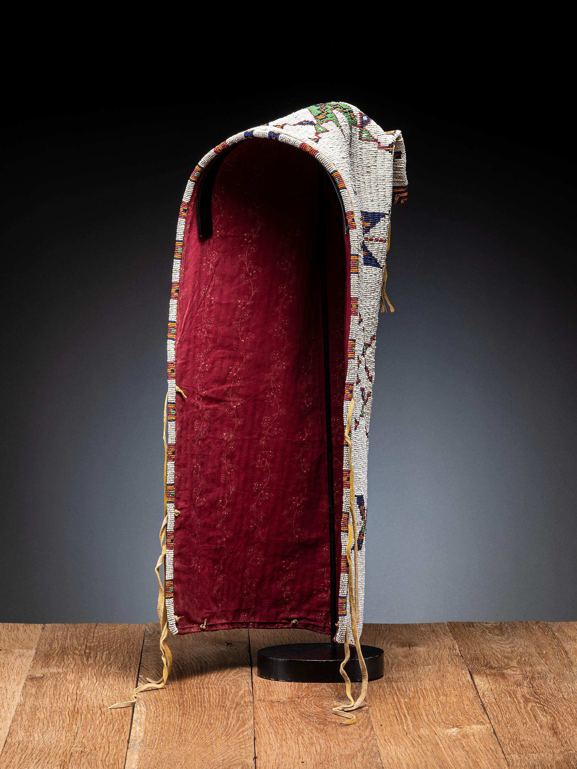 Sioux Beaded Hide Cradle