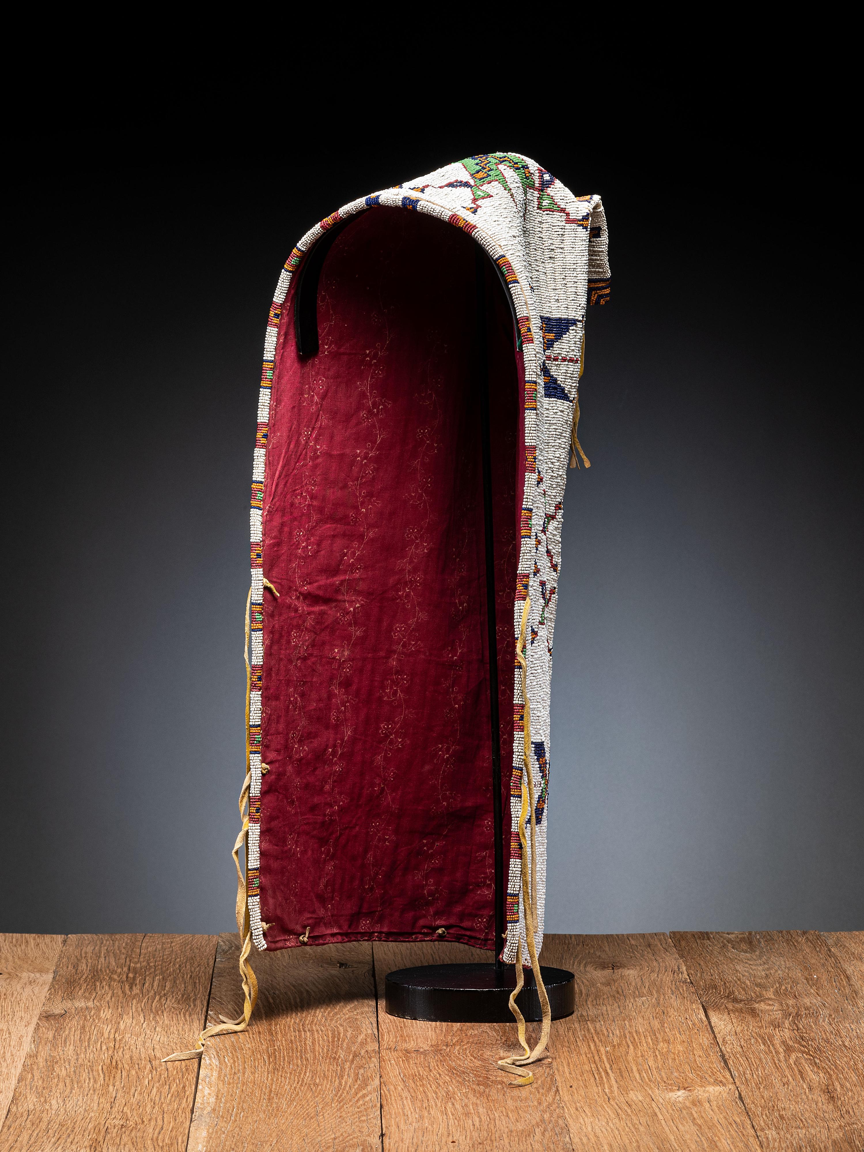 Sioux Beaded Hide Cradle