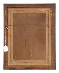 A Continental Reverse Painting on Glass