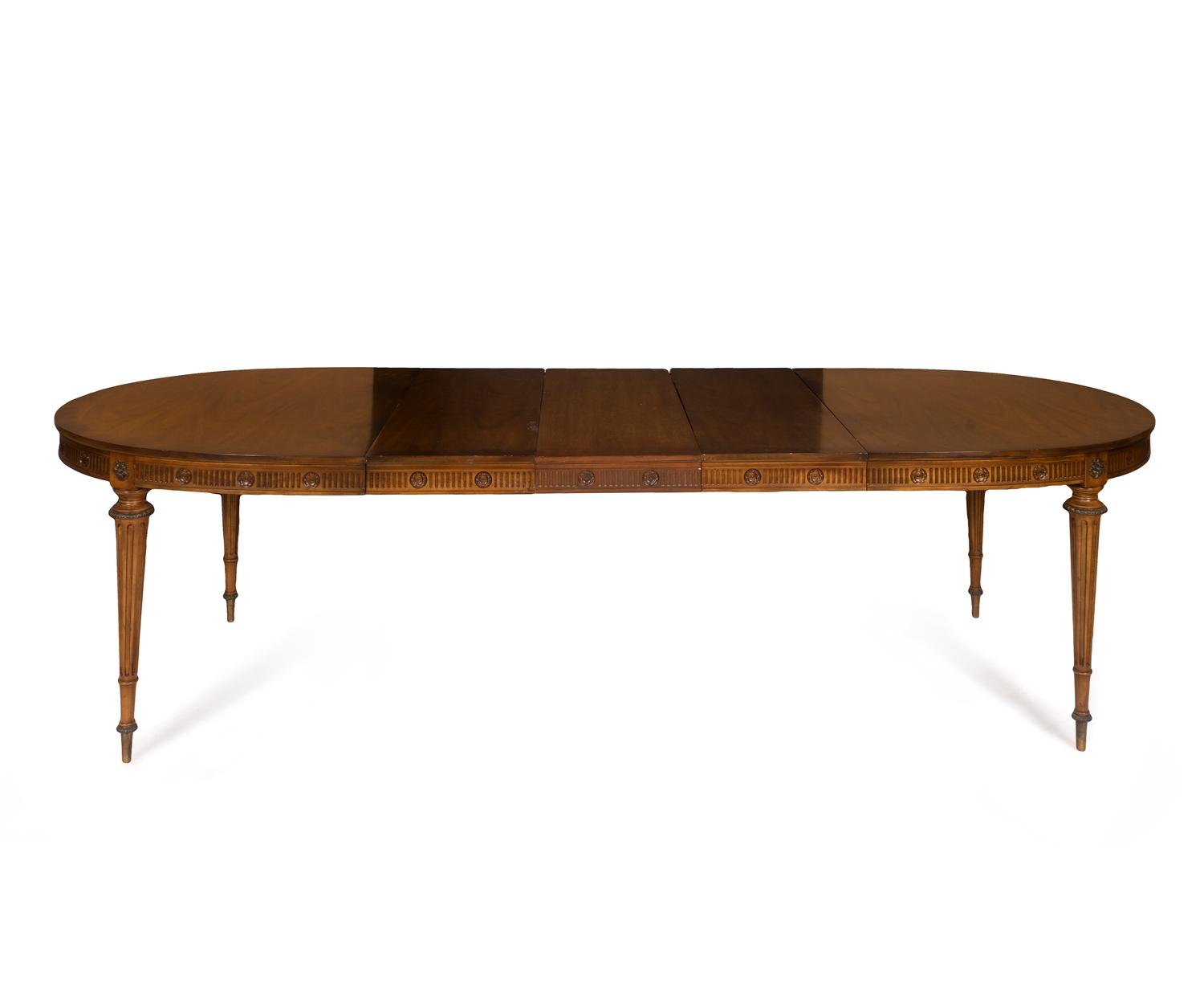 A Louis XVI Style Extension Dining Table