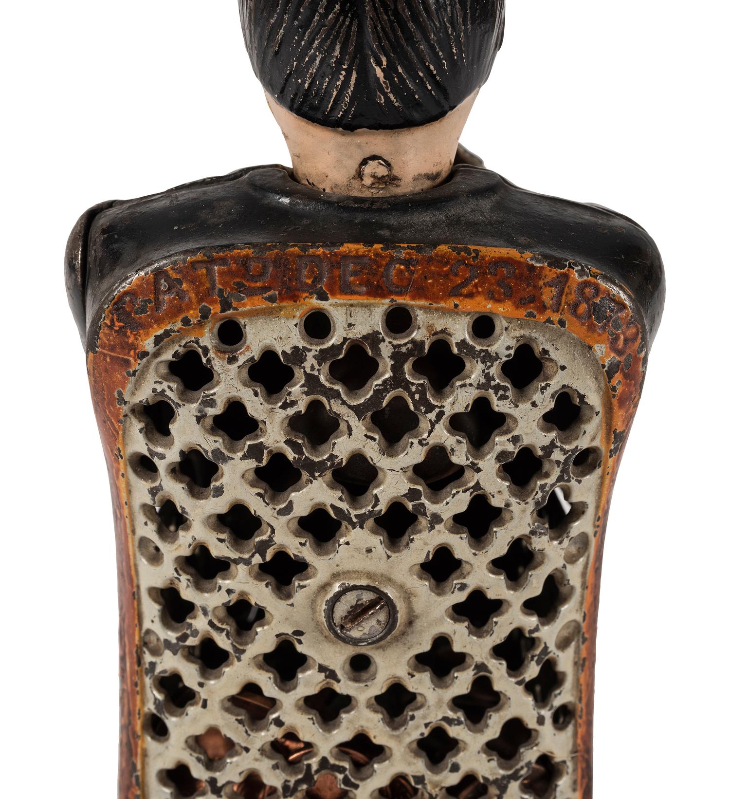 A J. & E. Stevens Tammany Hall Cast Iron Bank