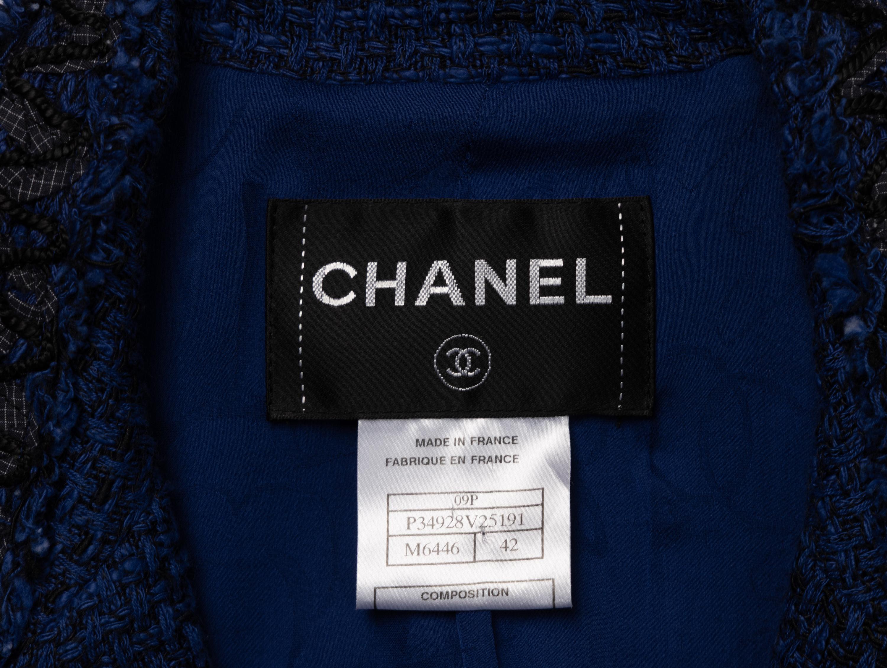 Chanel, Dark Blue Tweed Jacket