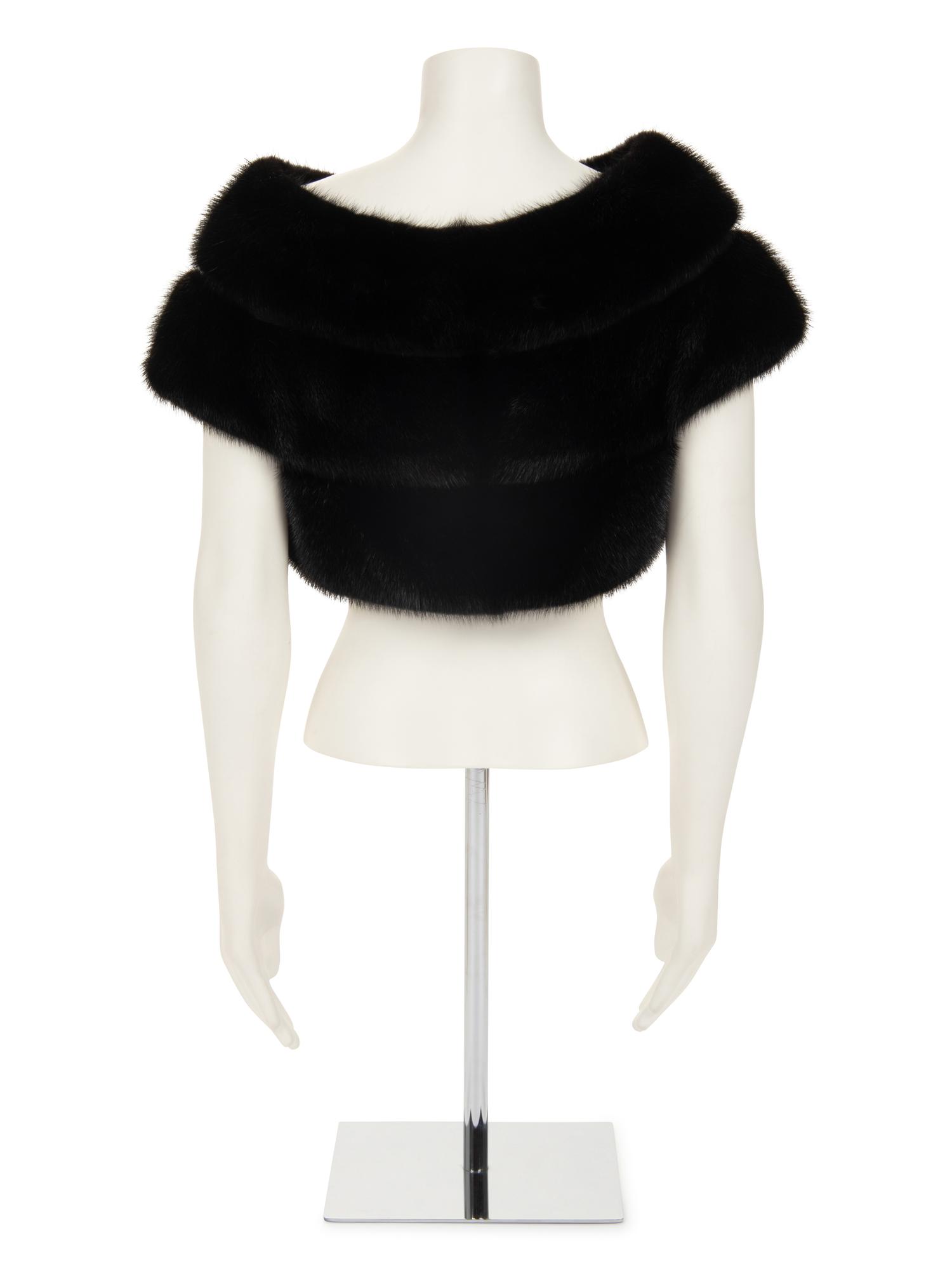 J. Mendel Mink Fur Cropped Jacket