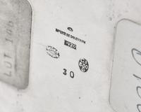 A Georg Jensen Silver and Turned Wood Mounted Box
