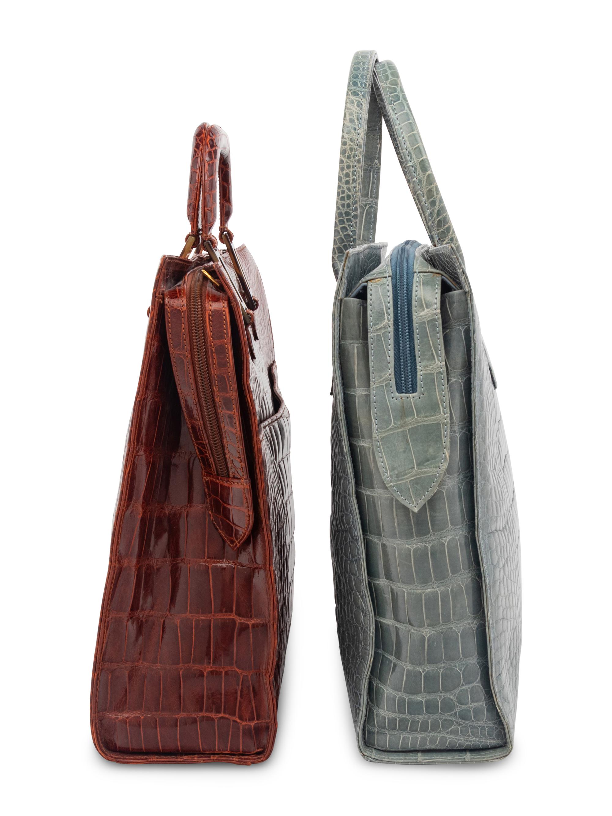 Two Lana Marks Crocodile Handbags