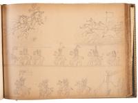 "Drawings Presented to Rev. Pius Boehm by His Little Indian Children." [Crow Creek Reservation, South Dakota.] 4 May 1899.