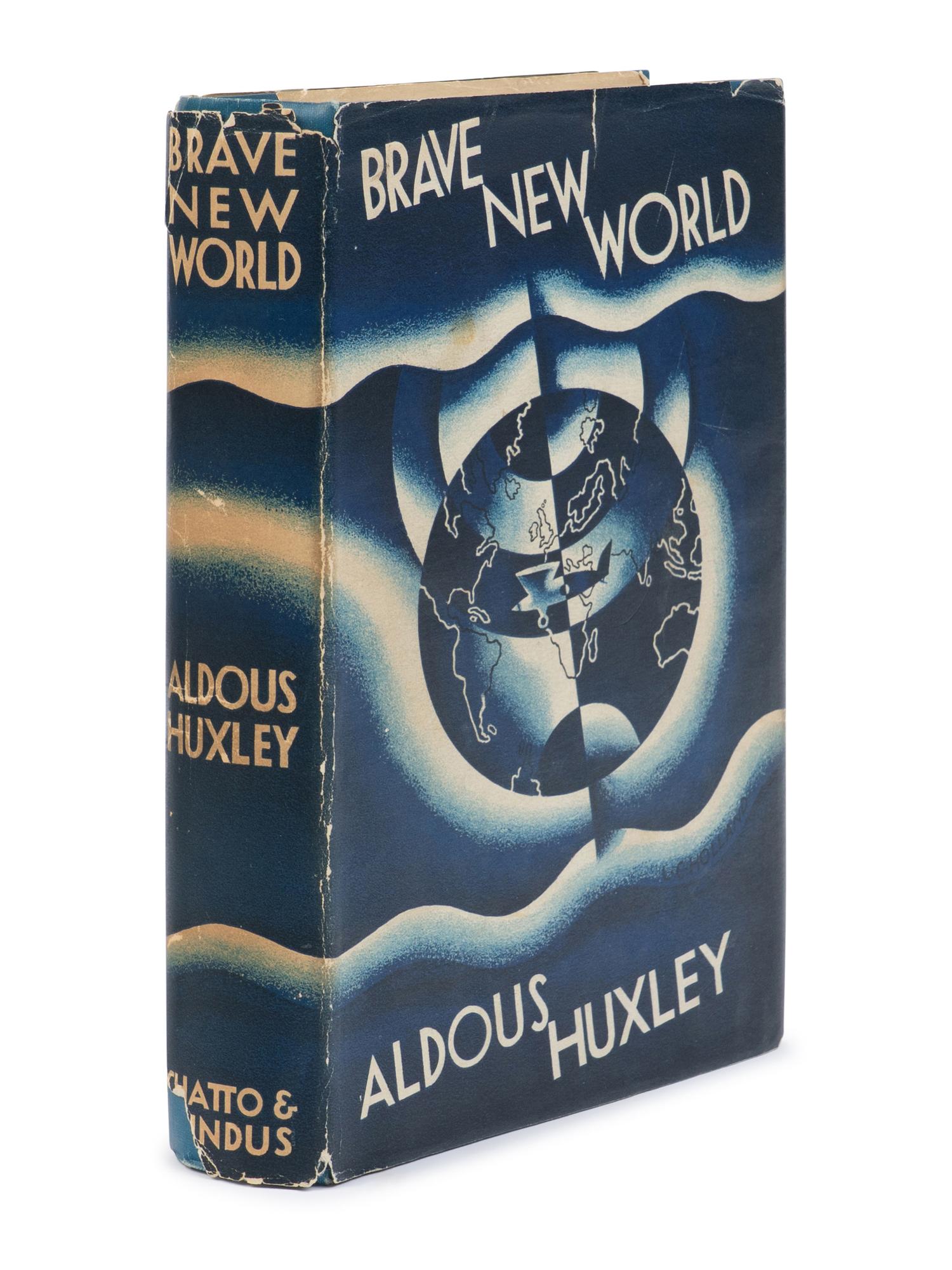 HUXLEY, Aldous (1894-1963). Brave New World . London: Chatto & Windus, 1932.