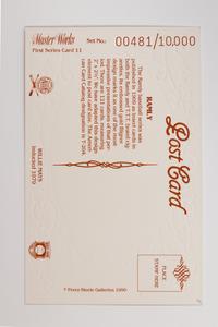 A Group of Series One and Series Two Perez-Steele Masterworks Postcards,
