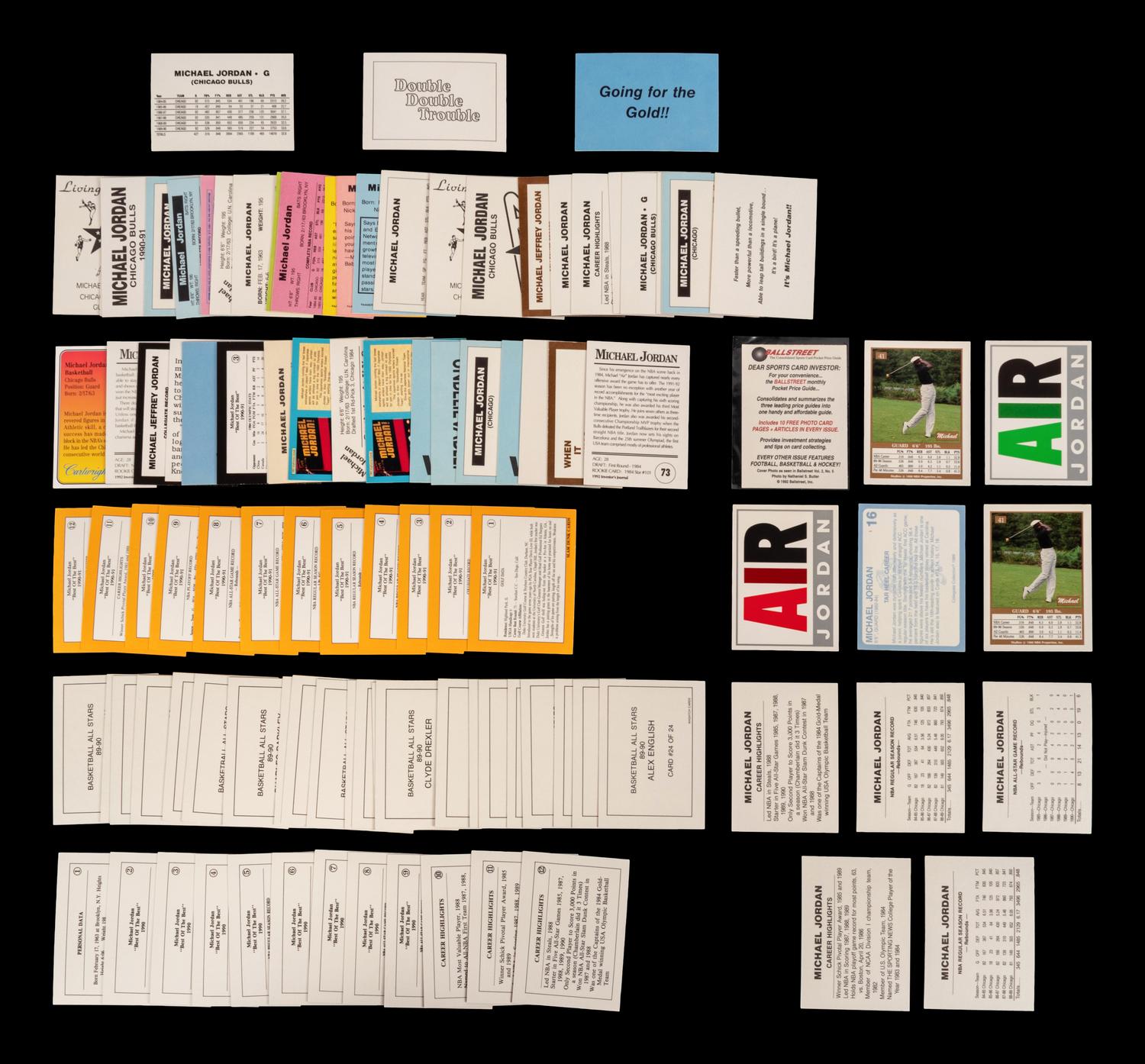 A Large Group of Assorted 1980s-90s Unlicensed Michael Jordan Basketball Cards