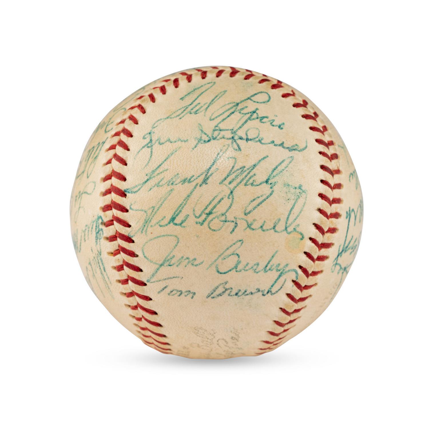 A Large Group of Assorted 1950s-2000s Boston Red Sox Team Signed Autograph Baseballs