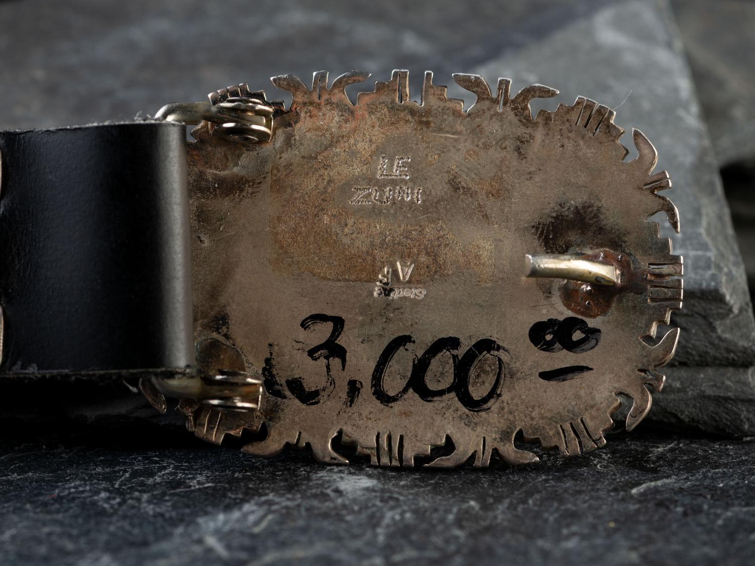 Navajo and Zuni Collaboration Concha Belt