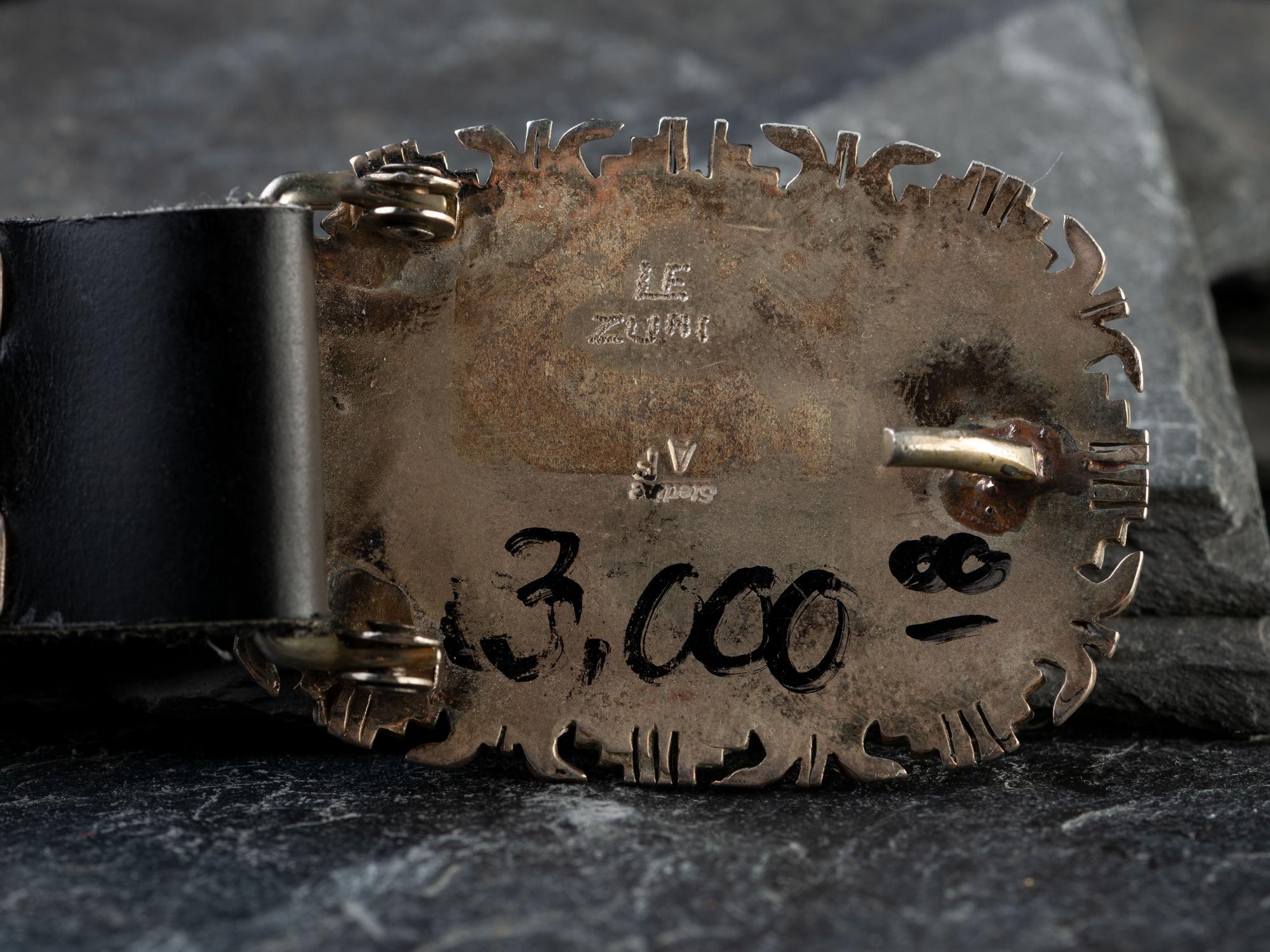 Navajo and Zuni Collaboration Concha Belt