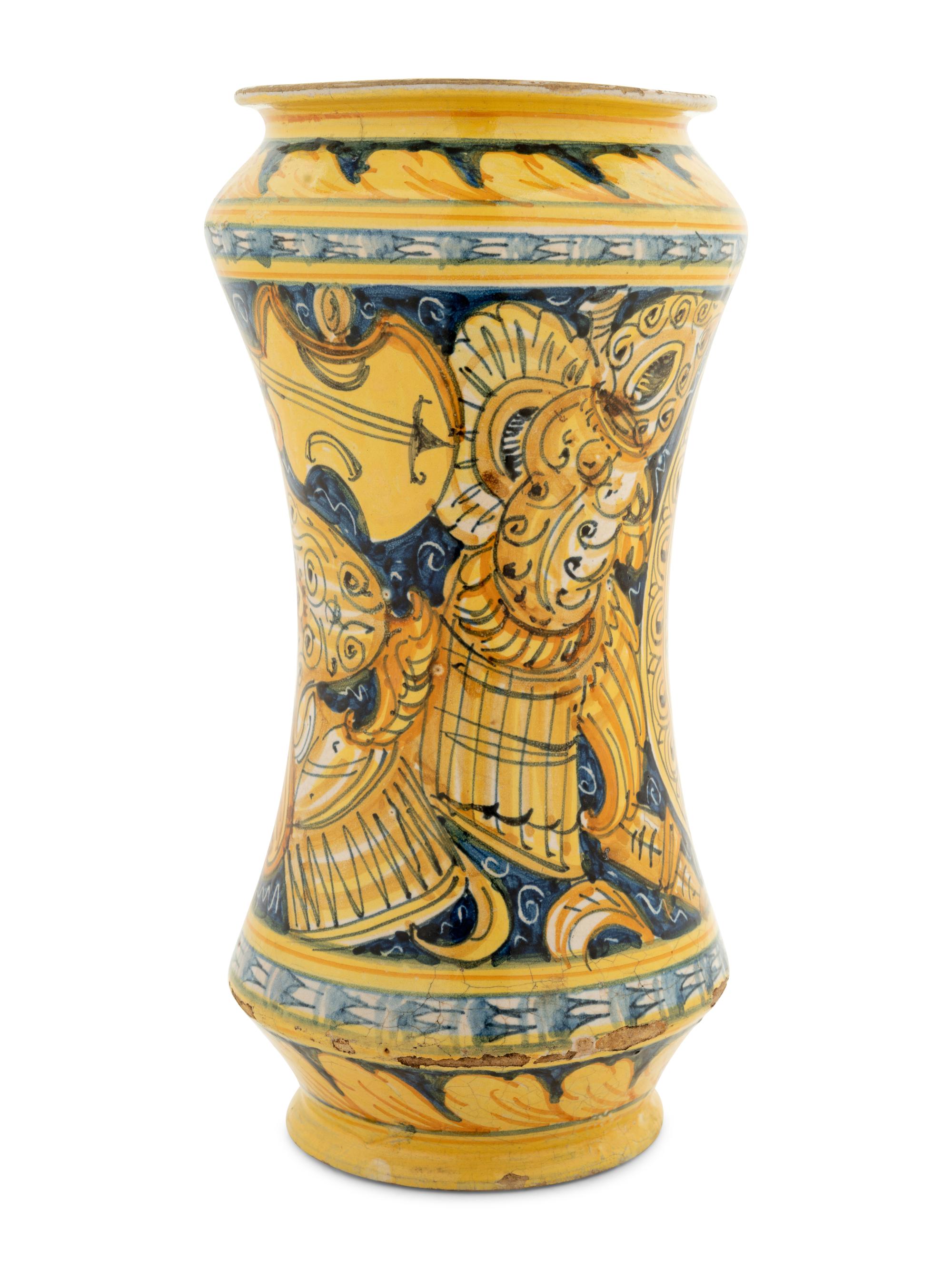 An Italian Majolica Vase