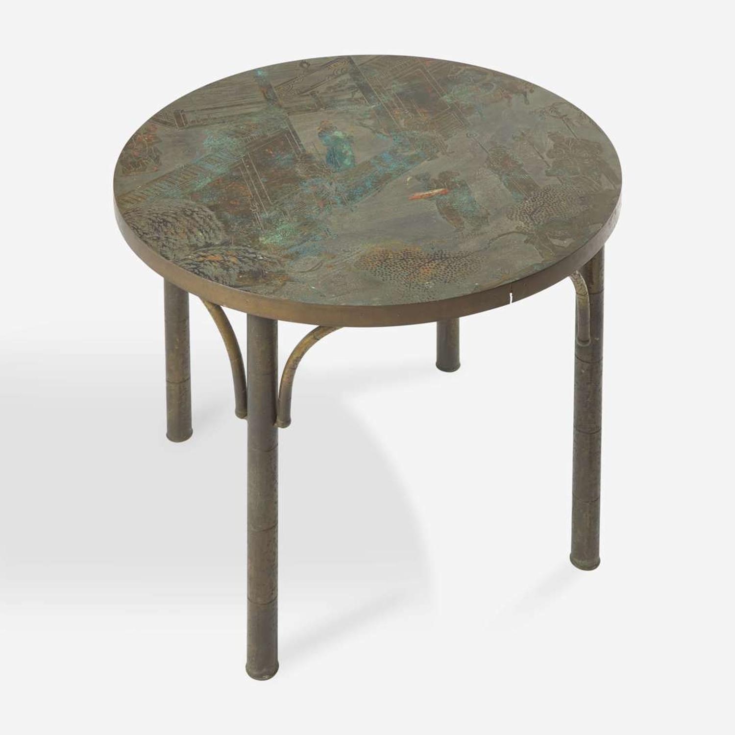 Philip and Kelvin LaVerne (American, 1907-1987 and b. 1937) "Chan" Cocktail Table, USA, circa 1965