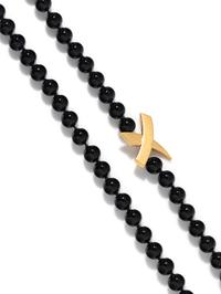 TIFFANY & CO., PALOMA PICASSO, FRENCH, YELLOW GOLD AND ONYX NECKLACE