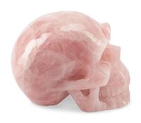 A Set of Three Carved Semi-Precious Stone Skulls