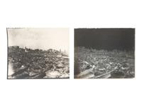 [CALIFORNIA]. A group of 21 glass negatives documenting the San Francisco Earthquake.