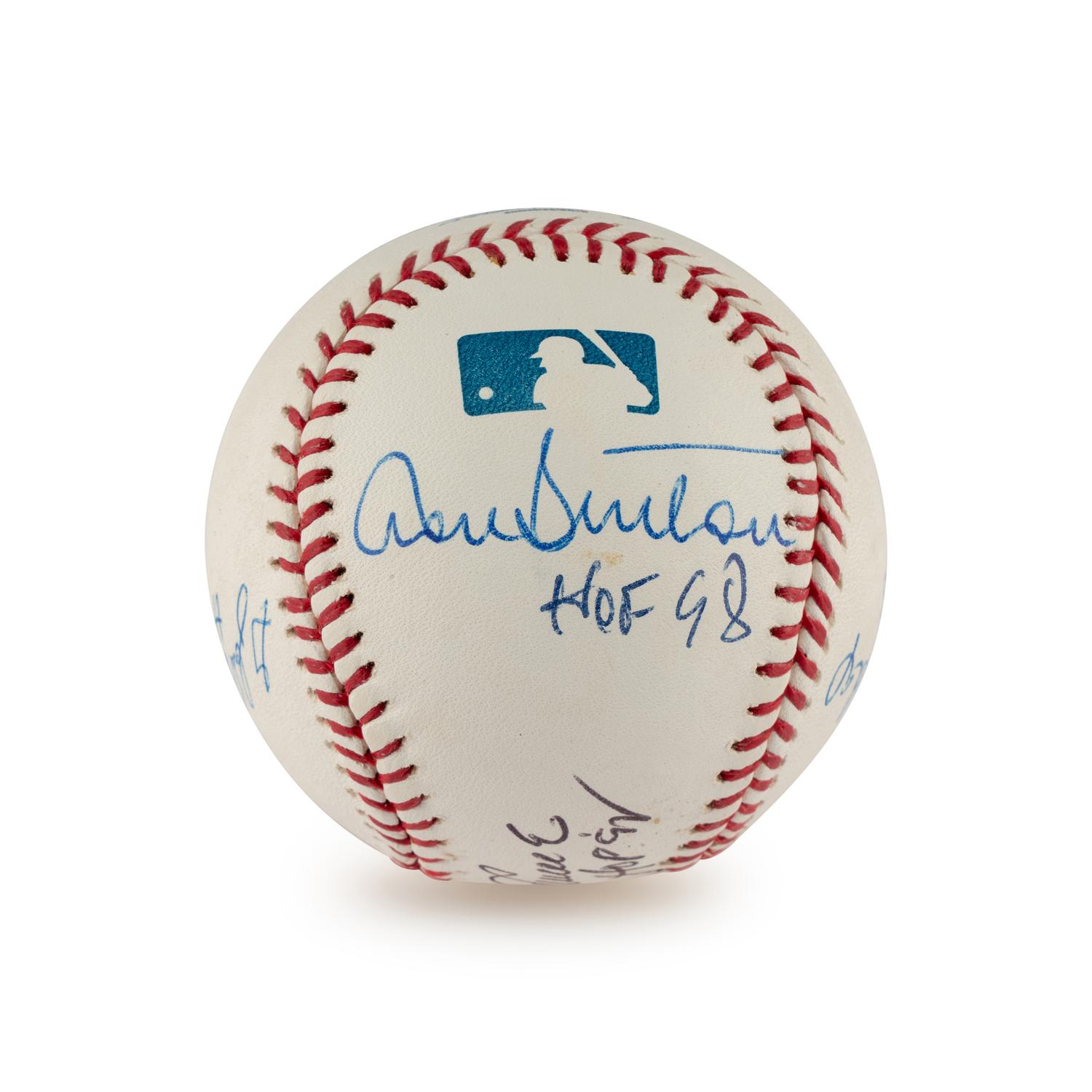 A Hall of Fame Pitchers Multi Signed Autograph Baseball (Beckett Authentication Services)