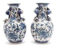 A Pair of Japanese Kutani Porcelain Vases — 19TH CENTURY