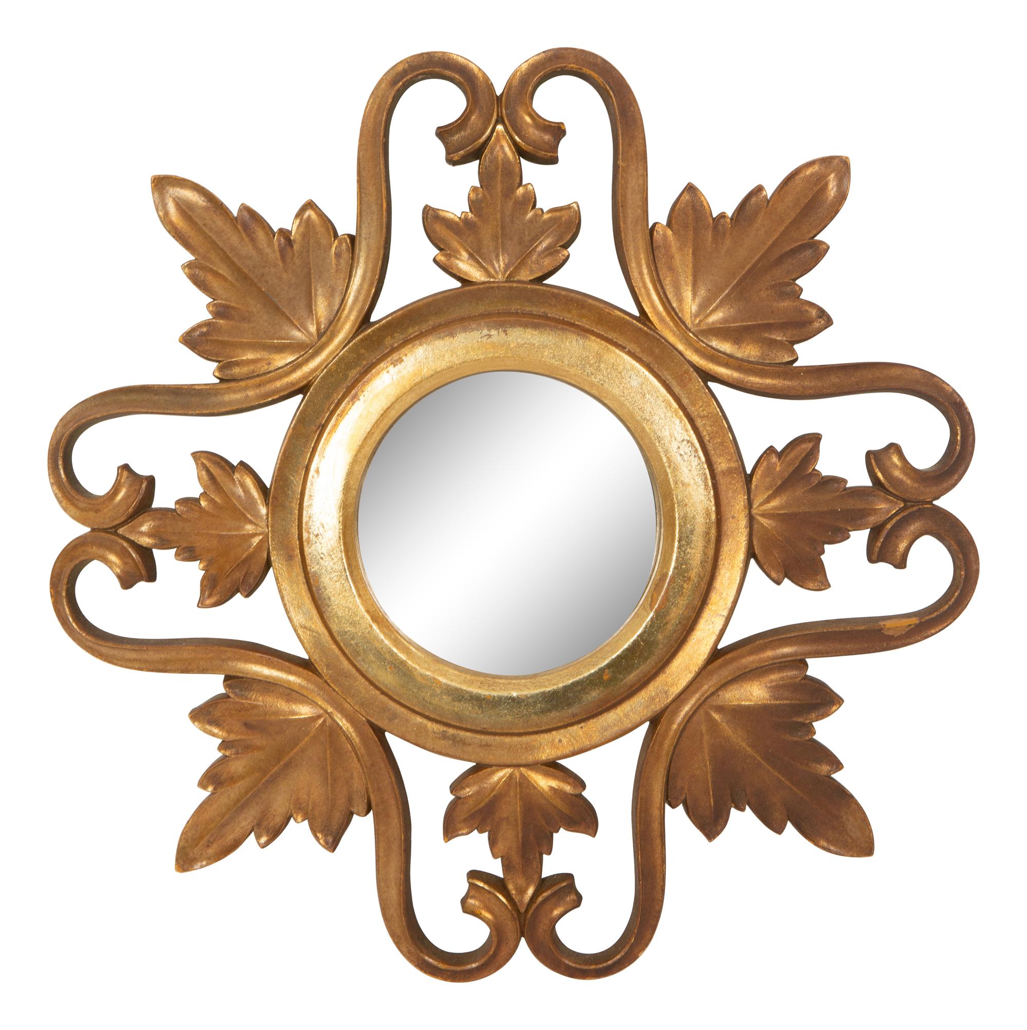 A Small Giltwood Mirror
