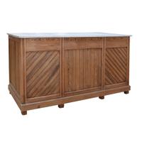 A Pine Bakery Counter 69" W x 31.5" D x 37" H — France, Early 20th Century