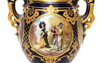 A Continental Porcelain Vase