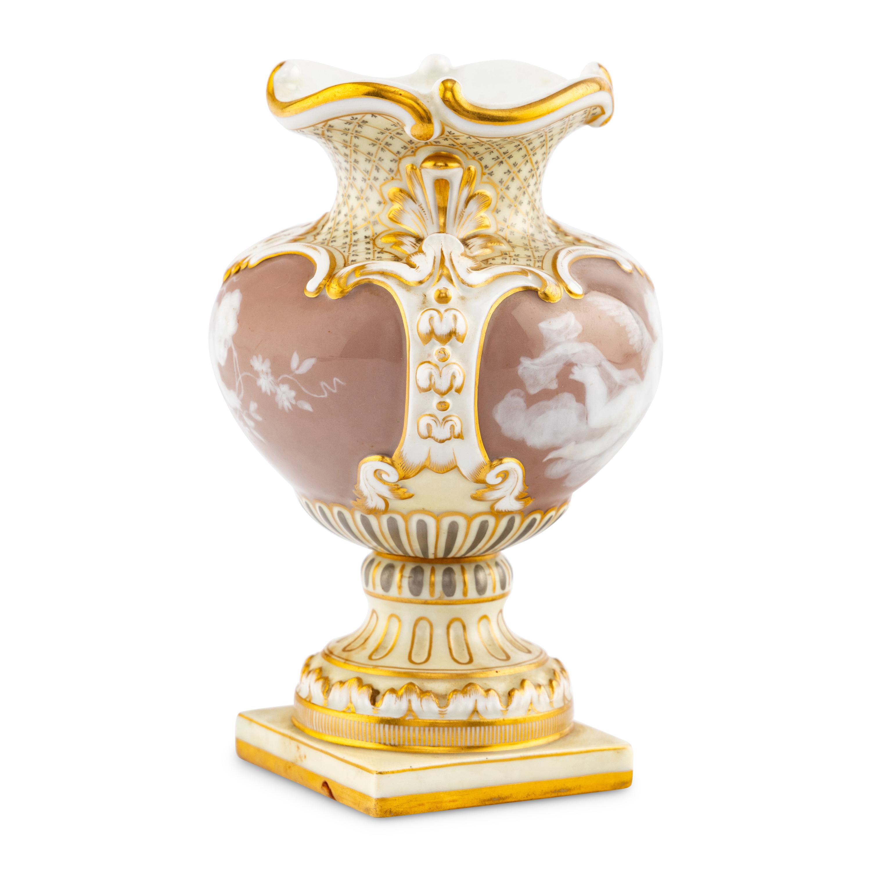 A Meissen Pâte-sur-Pâte Porcelain Vase
