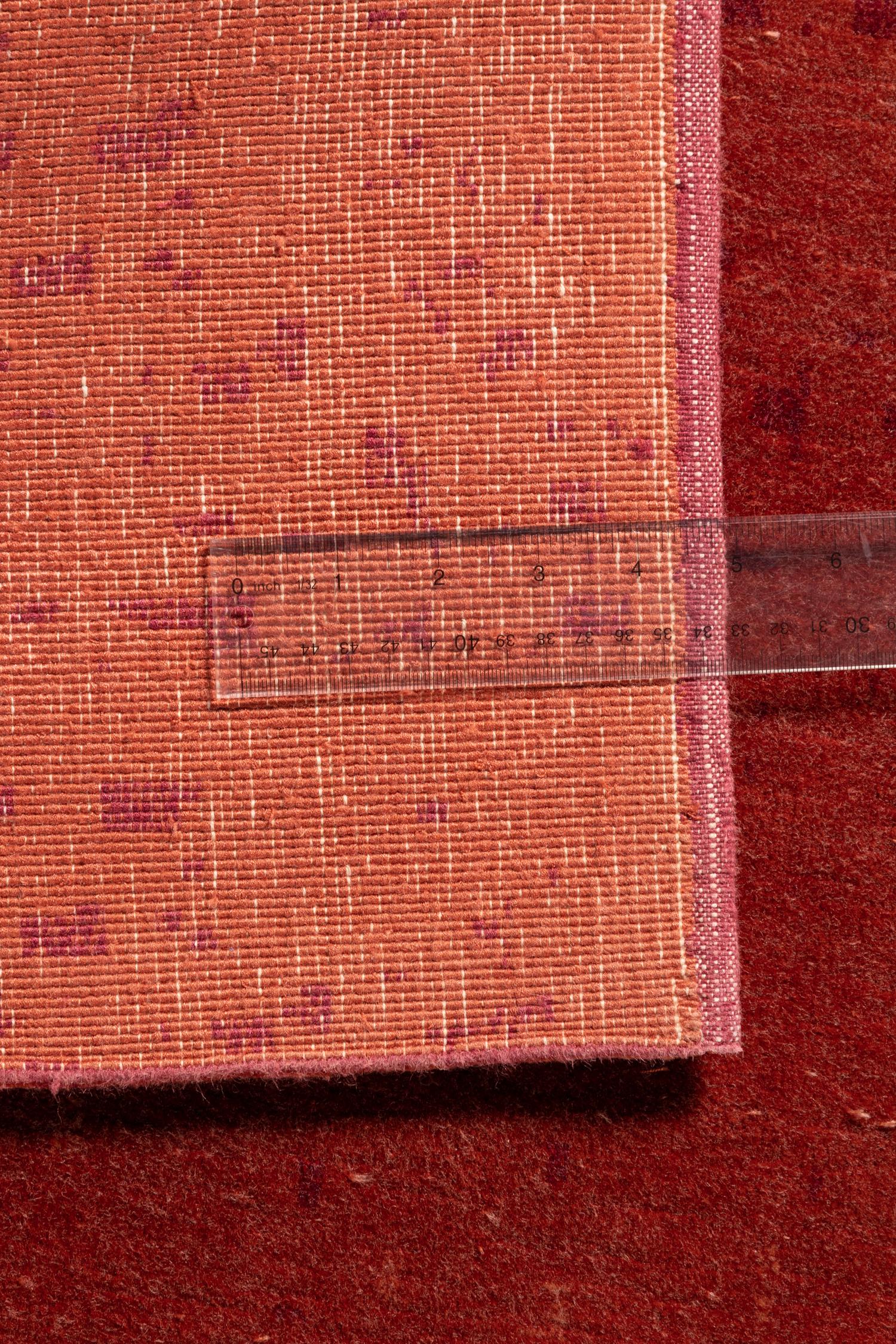 A Contemporary Silk Pile Rug Retailed by Fort Street Studio