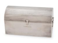 A Portuguese Silver Jewelry Box — 20th Century