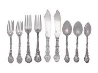An American Silver Flatware Service