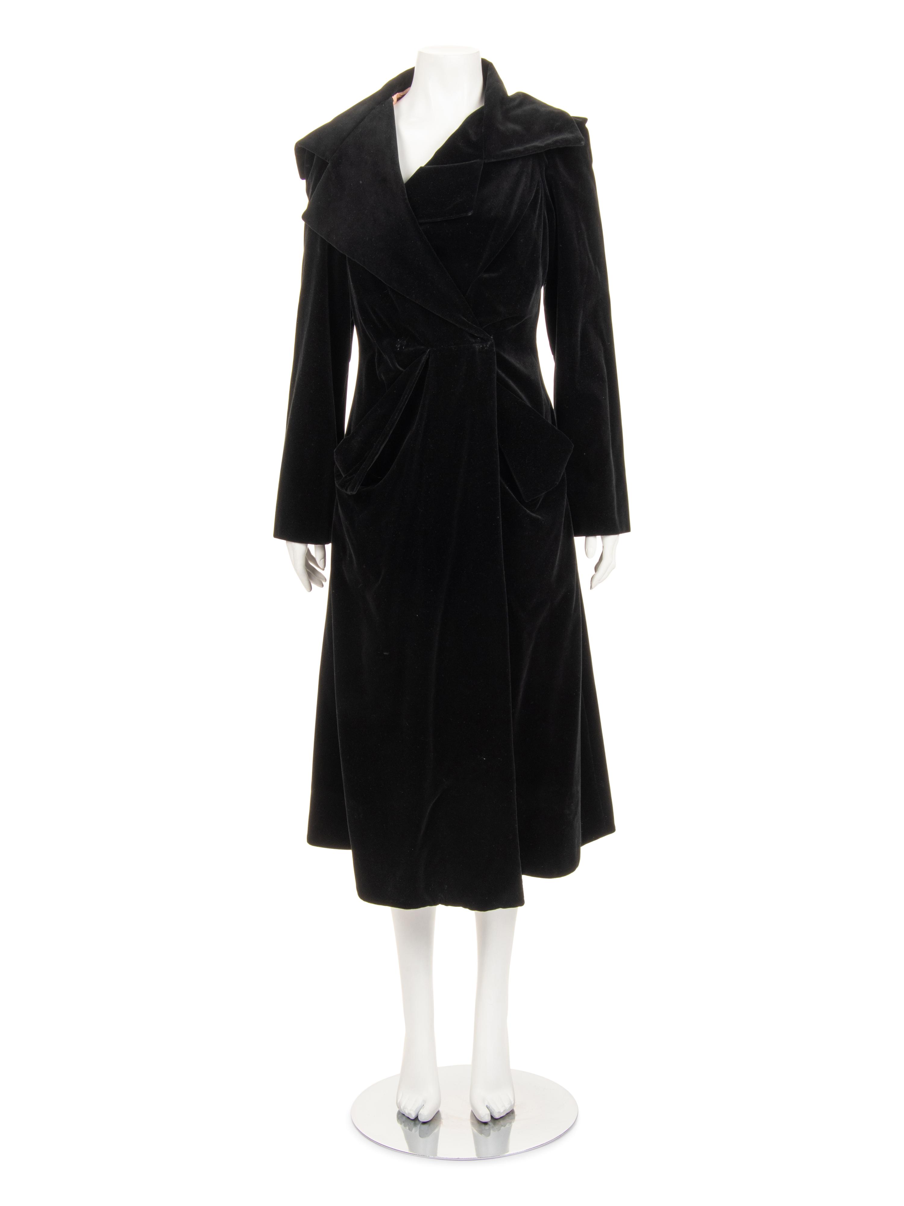 Vivienne Westwood Silk Velvet Coat, 1990-2000s
