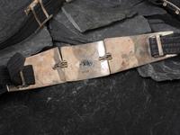 Sterling Silver and Mosaic Inlay Concha Belt