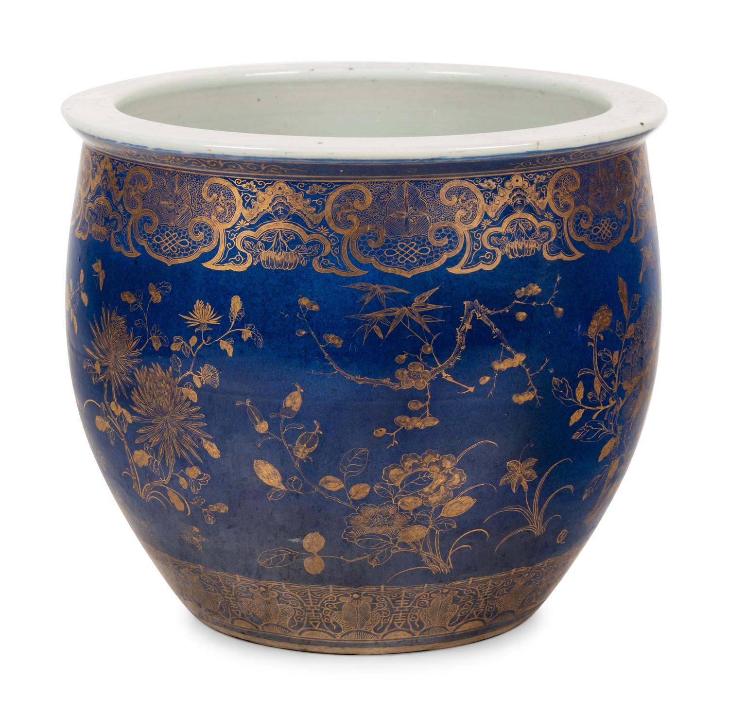 A Japanese Porcelain Jardinière