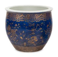 A Japanese Porcelain Jardinière